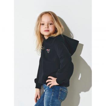 Kinder-Sweatshirt mit langen Ärmeln und Kapuze von Only