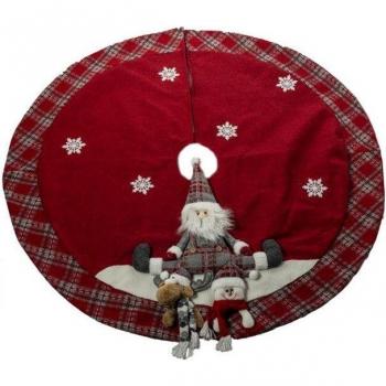 Falda de árbol de Navidad 90-110cm Cubre Pie para Navidad