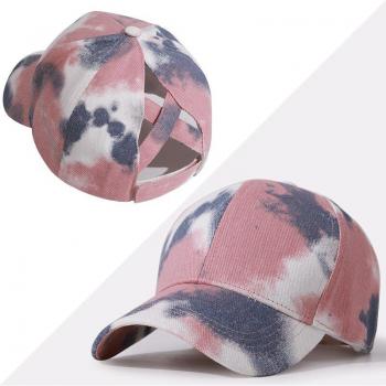 Casual Female Baseball Cap with Ponytail Slot