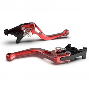 Leva Clutch BOW L66R, rosso/argento, breve
