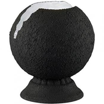 Lampe à Table Trio Leuchten : Corps EVA Noir, Luminaires Argentés