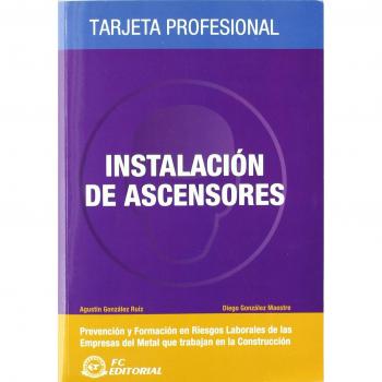 Instalacion de ascensores tarjeta profesional
