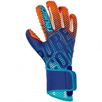 Reusch Pure Contact 3 G3 SpeedBump Handgelenk-Torwarthandschuhe – Deep Blue/Shocking Orange