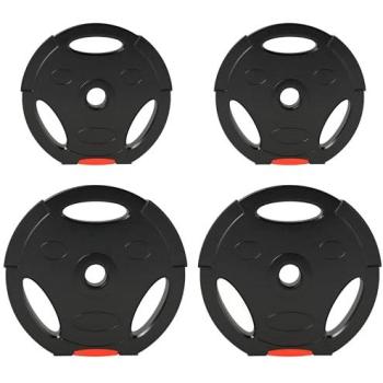 Compact Olympic Plate Kit for Home Gym – 10 kg & 5 kg (Black)
