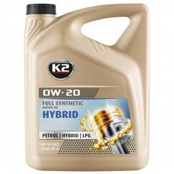 K2 0W-20 Motoröl für Hybridmotoren, 5L