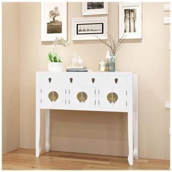 Armoire en Bois Blanc Style Oriental