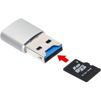 USB 3.0 TF Card Reader Mini Aluminum