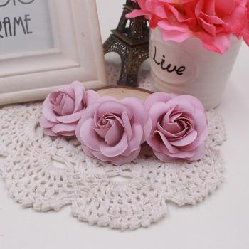 Bouquet de 10 roses en soie | Décoration florale pour mariage, bricolage et accessoires