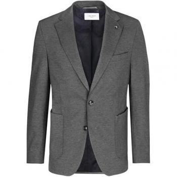 Carl Gross Herren Sakko Grau Jersey