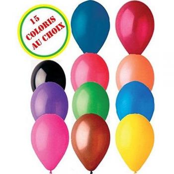 Ballons en Latex Bleu Moyen