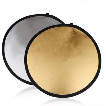 Reflector de Luz Plegable 5 en 1 para Fotografía