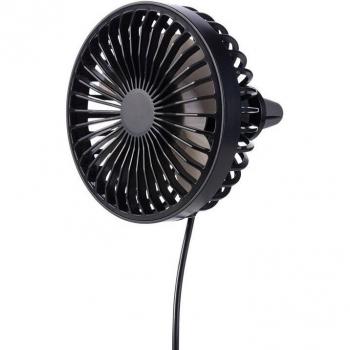 Mini Ventilador de Refrigeración para Coche con Luz LED y Silencio
