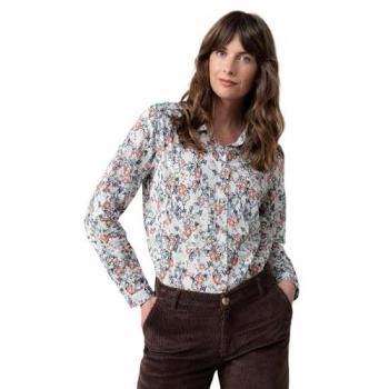 Lily & Me Women’s Ditsy Print Long Sleeve Shirt