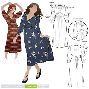 Style Arc Philomena Dress Blueprint