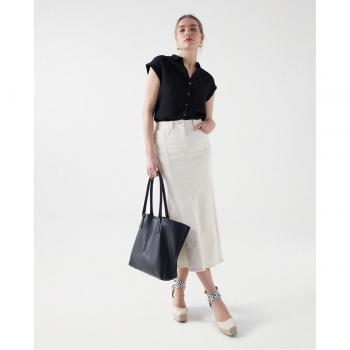 Falda midi de denim Salsa Jeans