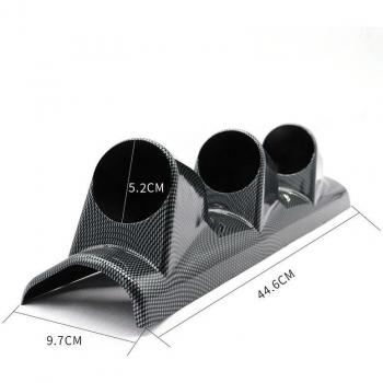 Soporte de Instrumentos de Fibra de Carbono para Coche, 3 Agujeros, Mano Izquierda