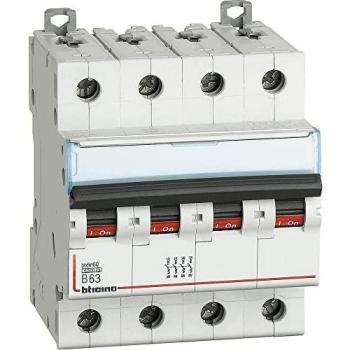 Interruttore modulare Btdin60 4P con Curva B e 6 kA