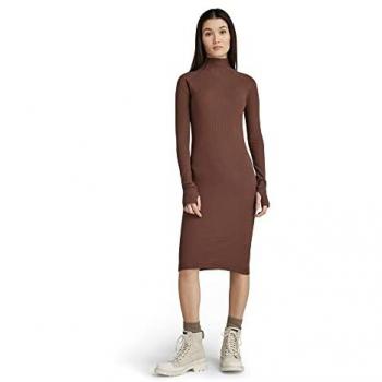 G-star Vestito Slim a Maniche Lunghe Marrone XS