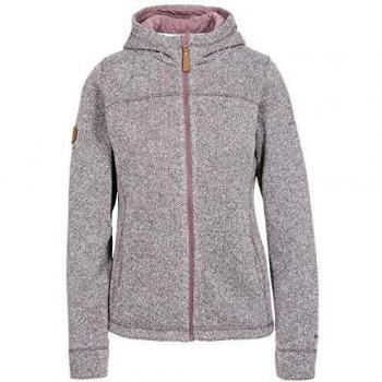Trespass Women's Reserve – Microfleece Jacke mit Kapuze, 260 g/m², Dusty Heather, S