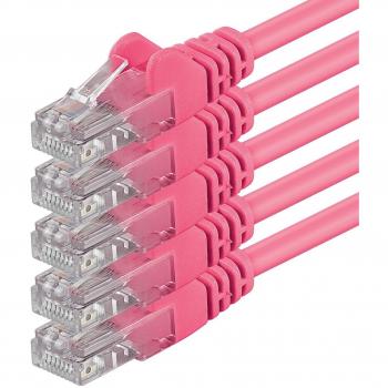 1aTTack – Cavo di rete Cat6 1 m con 2 porte RJ‑45 maschio/maschio