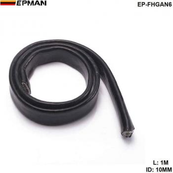 High Temp AN6 Vulcan Fire Sleeve Flame Shield Black 3/8 x 1M ID:10MM for VW Golf MK5 MKV