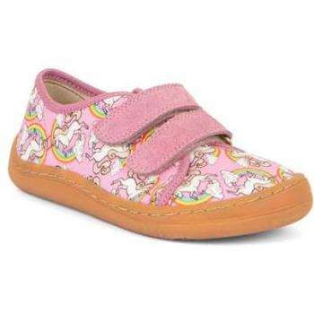 Froddo Youth Barefoot Canvas Footwear – Pink (UK3)