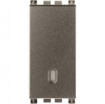 Deviatore 1P 10AX Metal Arké Grigio Scuro Vimar