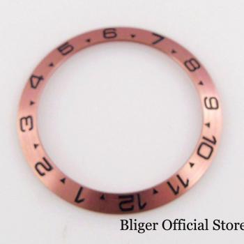 12 Hours 38mm Watch Bezel Insert Ceramic Alloy Steel Ring
