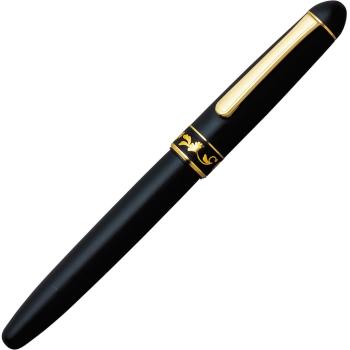 Platinum Fountain F Fine 3776 Higo Inlay Ginkgo Pen – Century 96‑2