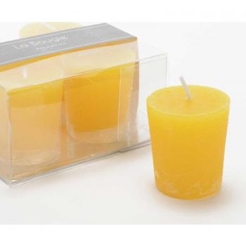 Bougies Votive moutarde 4,3 x 4,7 cm