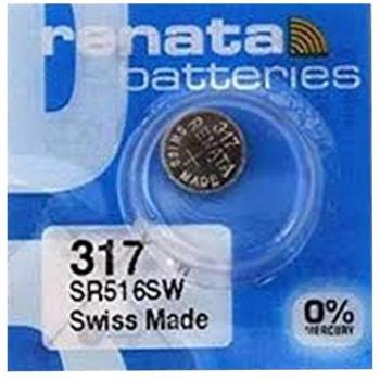 Pile 317 oxyde d'argent RENATA 1.55V 10,5mAh