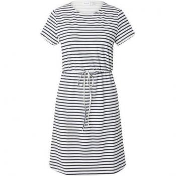 Dress Daisa Blu Profondo & Bianco
