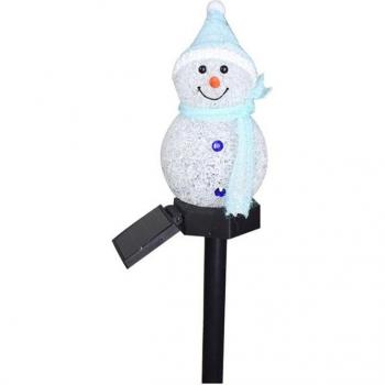 Waterproof LED Solar Fairy Lights with Snowman