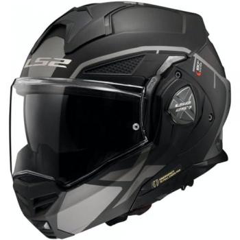LS2 Casco Modular FF901 Advant X Metryk Titanio Mate-Negro