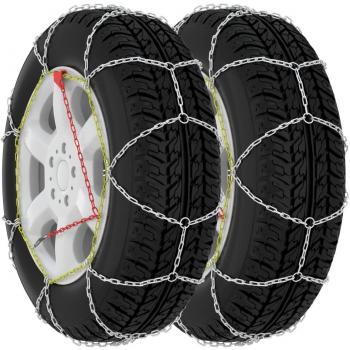 VidaXL Pneu Neve Correntes 9 mm KN70 – Pack de 2