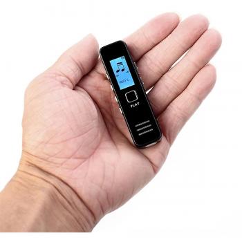 Lecteur MP3 enregistreur vocal noir