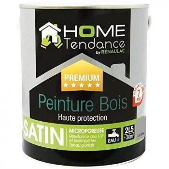Finitura protettiva legno 2,5 L grigio pietra lucida – RENAULAC Home Tendance