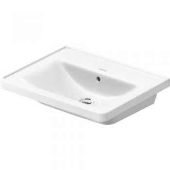 Duravit D‑Neo Spülbecken „Überlauf“ 600 × 480 mm, Hochglanzweiß