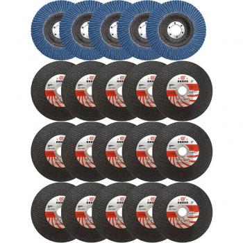 Disque de coupe en résine pour mini meuleuse, 75mm, 15 pièces