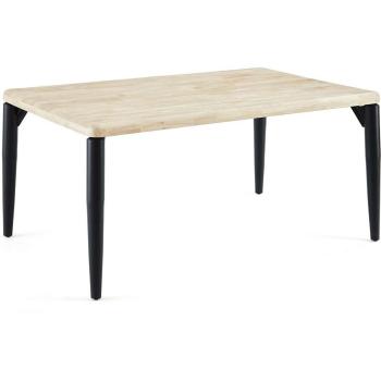 Mesa de Comedor Moon en Roble Nordish Negro – 160x100 cm