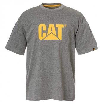 Caterpillar Heavy‑Duty Grey Logo T-Shirt – 2XL