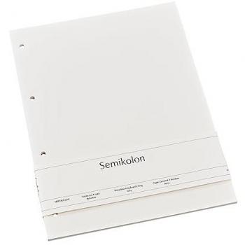 Semikolon 4 Fori Bianco Grezzo per Foto