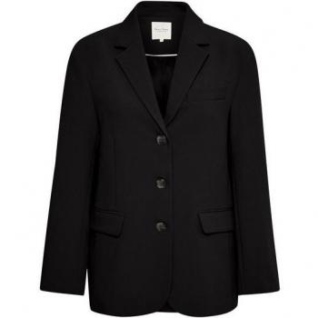 M Black Oversized Blazer – Flap Pocket