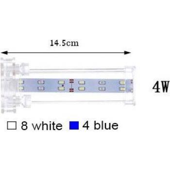 Lampe LED aquarium cristal 14,5-42,5 cm prise européenne