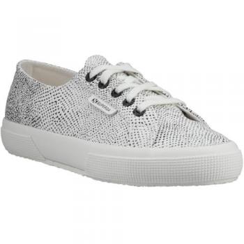 Superga 2730 Sneaker donna ecopelle bianca avorio stile serpente