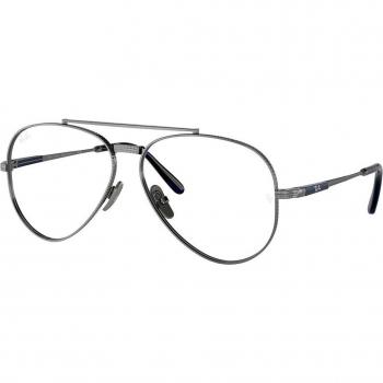 Cadres optiques Ray-Ban RX8225V Aviator Titanium Col. 1238 Unisexe