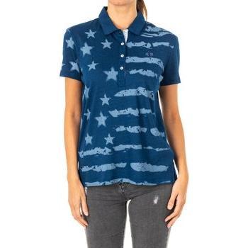 Polo donna LWP305 a manica corta colletto a spalla