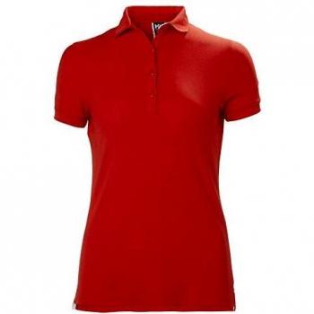Helly Hansen Damen Polo Crewline kurzarm dunkelrot