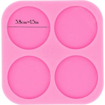 Handwerkliche Epoxidharz-Runde für Schmuckgestaltung
