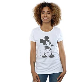 Disney Mickey Angry Cotton Top – Women's M (White)